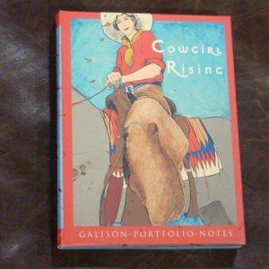 RARE Vintage Set of Cowgirl Rising Note Cards -2001